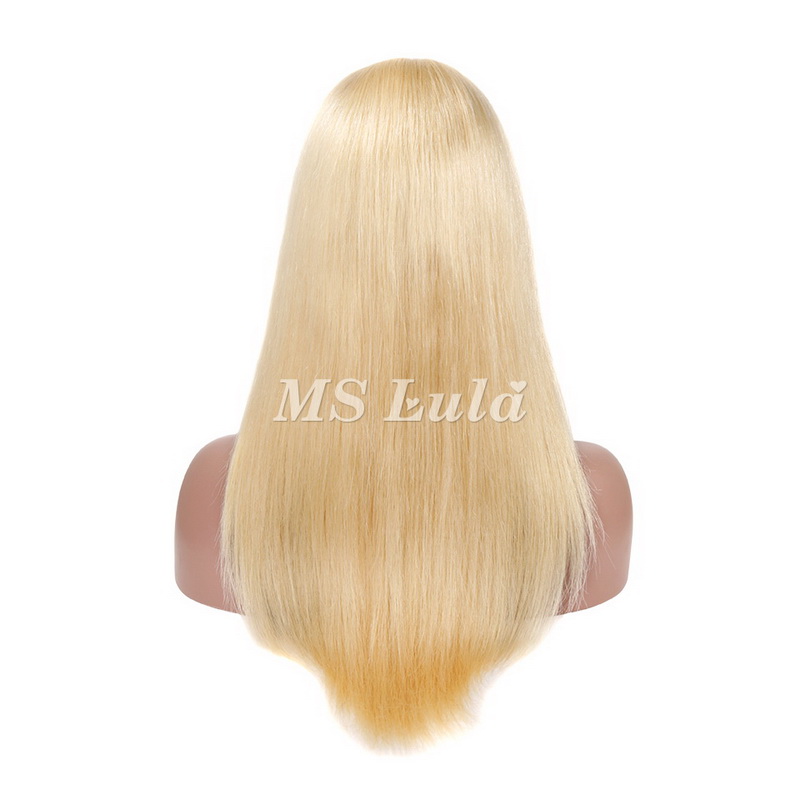 #613 Blonde 13x4 Lace Front Wig Silky Straight 180% Density (Full Frontal) - 图片 11